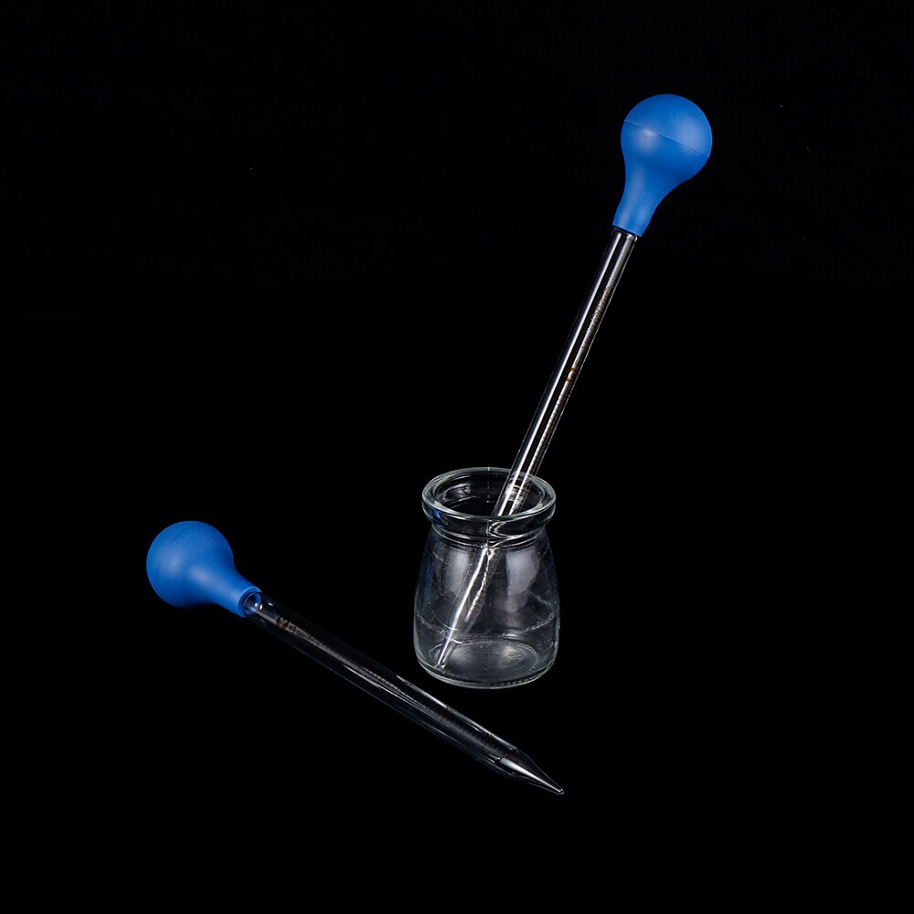 5/10ml Glass Pipettes Lab Scale Graduated Pipettes Test Tubes Rubber Head Glass Dropper Laboratory Supplies