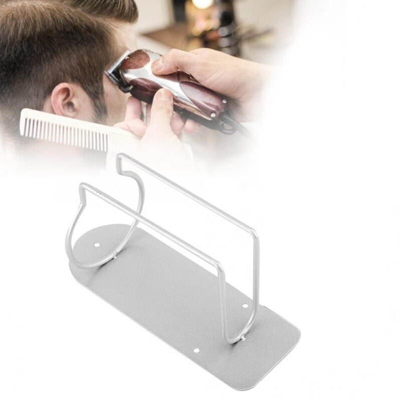 Hairdresser Stainless Steel Clipper Holder Display Rack Hair Clipper Stand Shelf Accessories