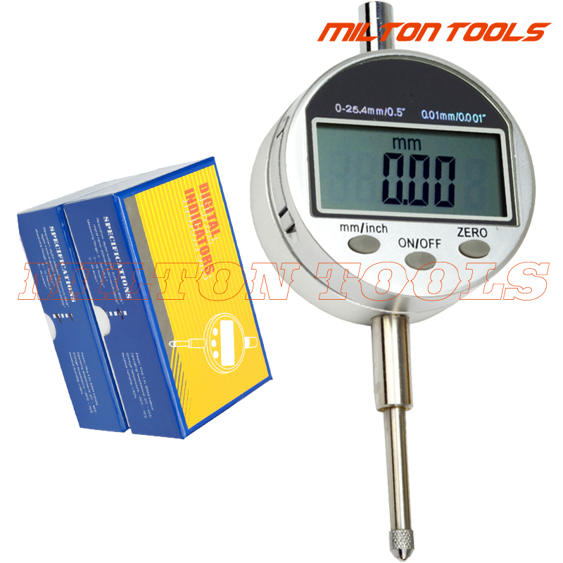0-25.4 Mm/1 Inch Digitale Indicator Elektronische Wijzerplaat Indicator Digitale Wijzerplaat Gauge Precision Tool 0.01 Mm/ 0.0005 &quot;Tester Gereedschap