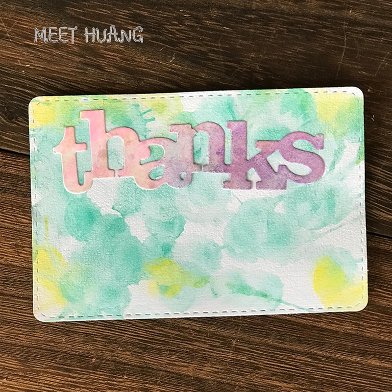 Frames Metal Cutting Die Stitched Round Rectangle Scrapbooking Die For DIY Embossing Paper Card Making