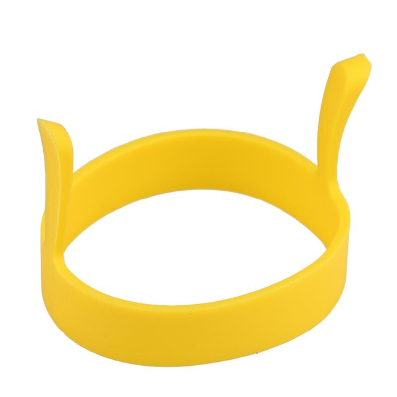 1Pc Ronde Siliconen Omelet Shaper Ei Mould Gebakken Koekenpan Pannenkoek Koken Mould Ontbijt Essentiële 5 Kleur Keuken Gereedschap: c