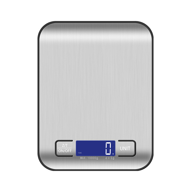 Digital Kitchen Scale, LCD Display 1g/0.1oz Precise Stainless Steel Food Scale for Cooking Baking weighing Scales Electronic: B / 5KG