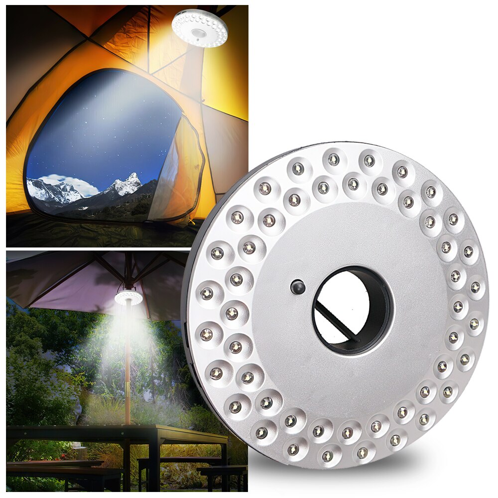 48 Led Outdoor Camping Paraplu Lamp Tuin Patio Tent Licht Noodsituatie Lantaarn Night Lights Voor Camping Vissen Verlichting