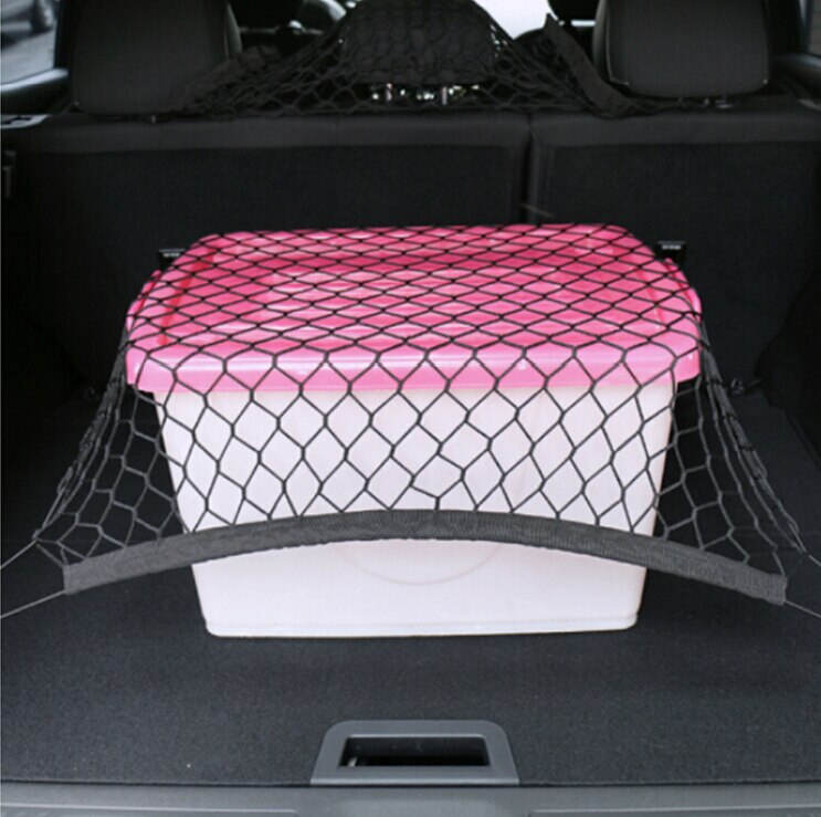 Nylon Car Rear Cargo Net Trunk Storage Organizer Net For Volvo S40 S60 S80 S90 V40 V60 V70 V90 XC60 XC70 XC90