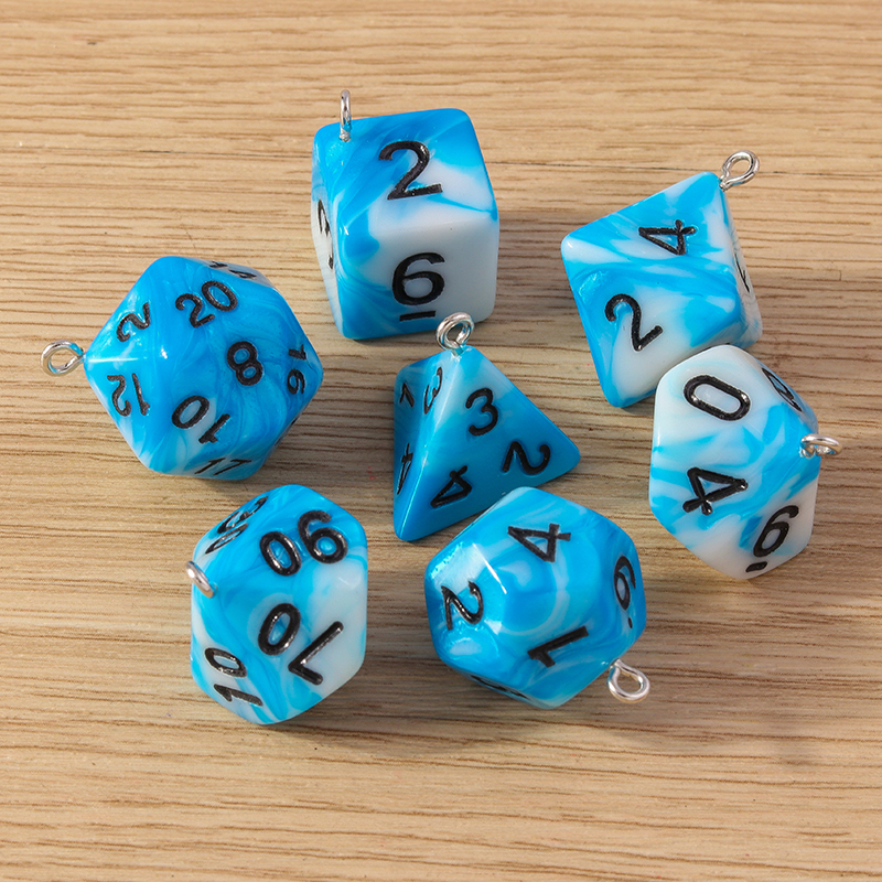 Ciondolo A Catena Dadi Argento 925 8 X 8 Mm Dadi Da Gioco - Foto 2