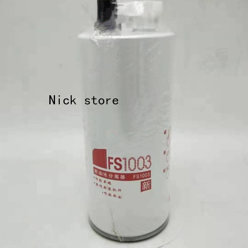 Filtro de combustible diésel FS1000 FS1003 FS1006 para separador de aceite y agua Cummins, reemplaza OEM BF1259 3161407 P3430A 3089916 3089916: FS1003