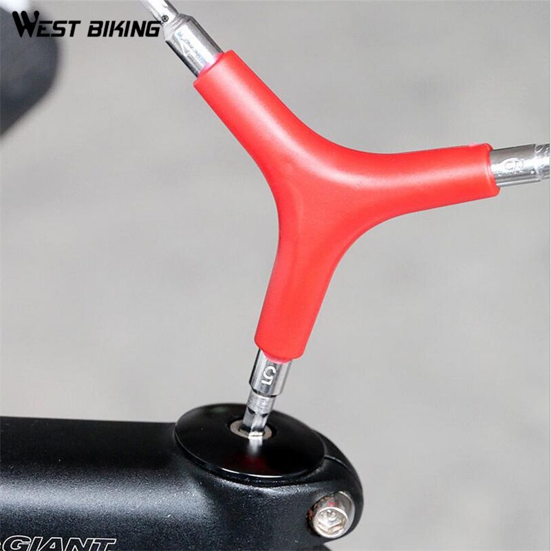 West Fietsen Bike Inbussleutel Y Vorm Fietsen Interne Hexagon Hex Sleutels Sleutels 4Mm 5Mm 6Mm Mtb racefiets Fiets Reparatie Tools