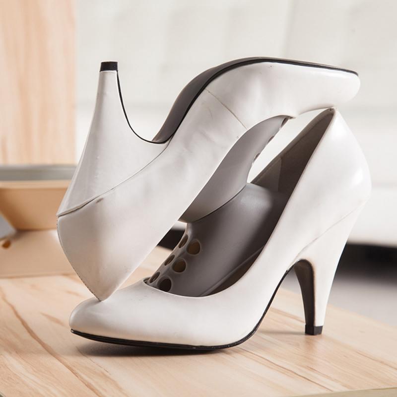 Space-saving Shoes Rack Shoe Storage Plastic Storage Stand / Organizer Rack / Stand Shelf For High Heel Shoe Shoes