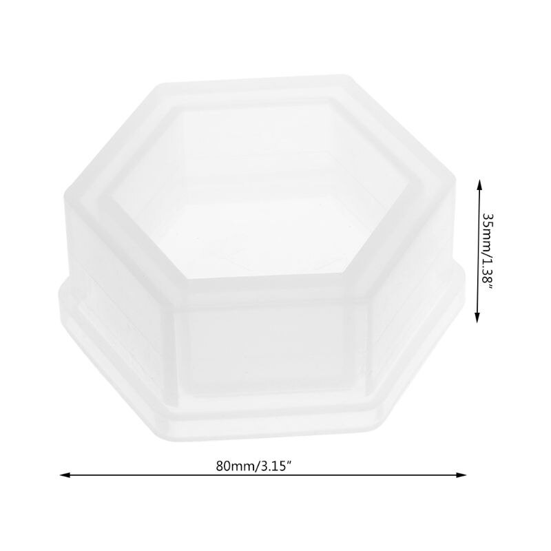 Cubo Vaso di Fiori FAI DA TE Stampi in silicone Giardino Fioriera di Cemento di Cemento Vaso di Sapone Stampi 40JA