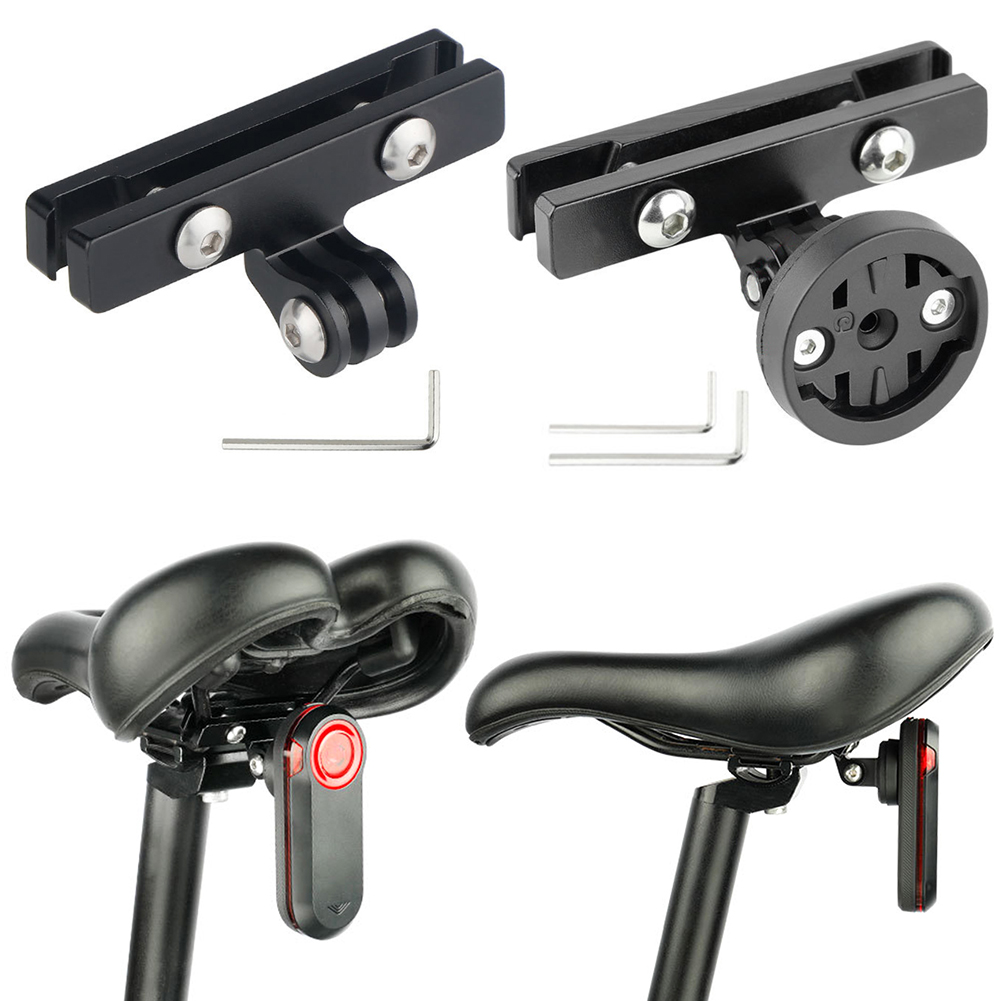 Cykel baklykta sadelstolpe fäste aluminiumlegering cykel baklykta sadelstöd cykling actionkamera fäste cykeltillbehör