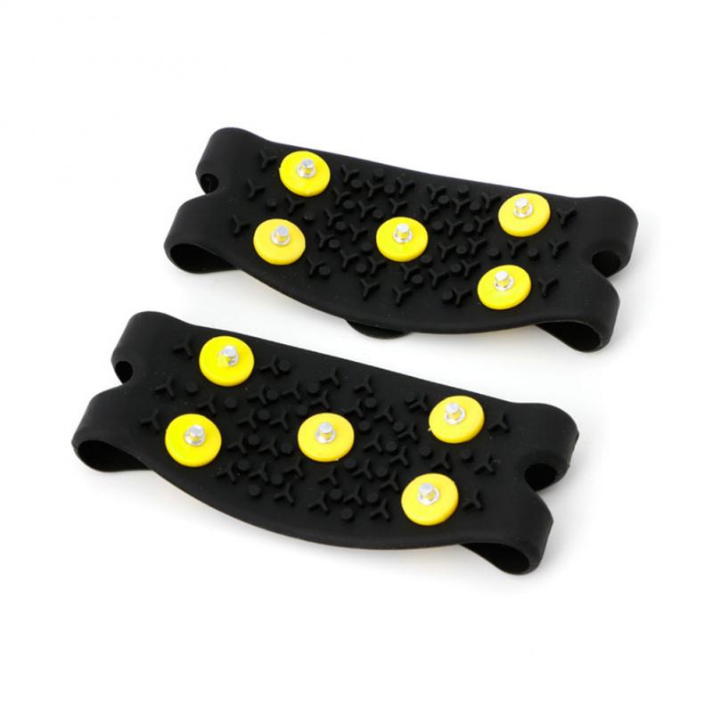 Anti Slip Stijgijzers Sneeuw Ijs Klimmen Spikes Gripper Cleats 5-Stud Schoenen Cover Inlegzolen Camping &amp; Wandelen Sport &amp; entertainment