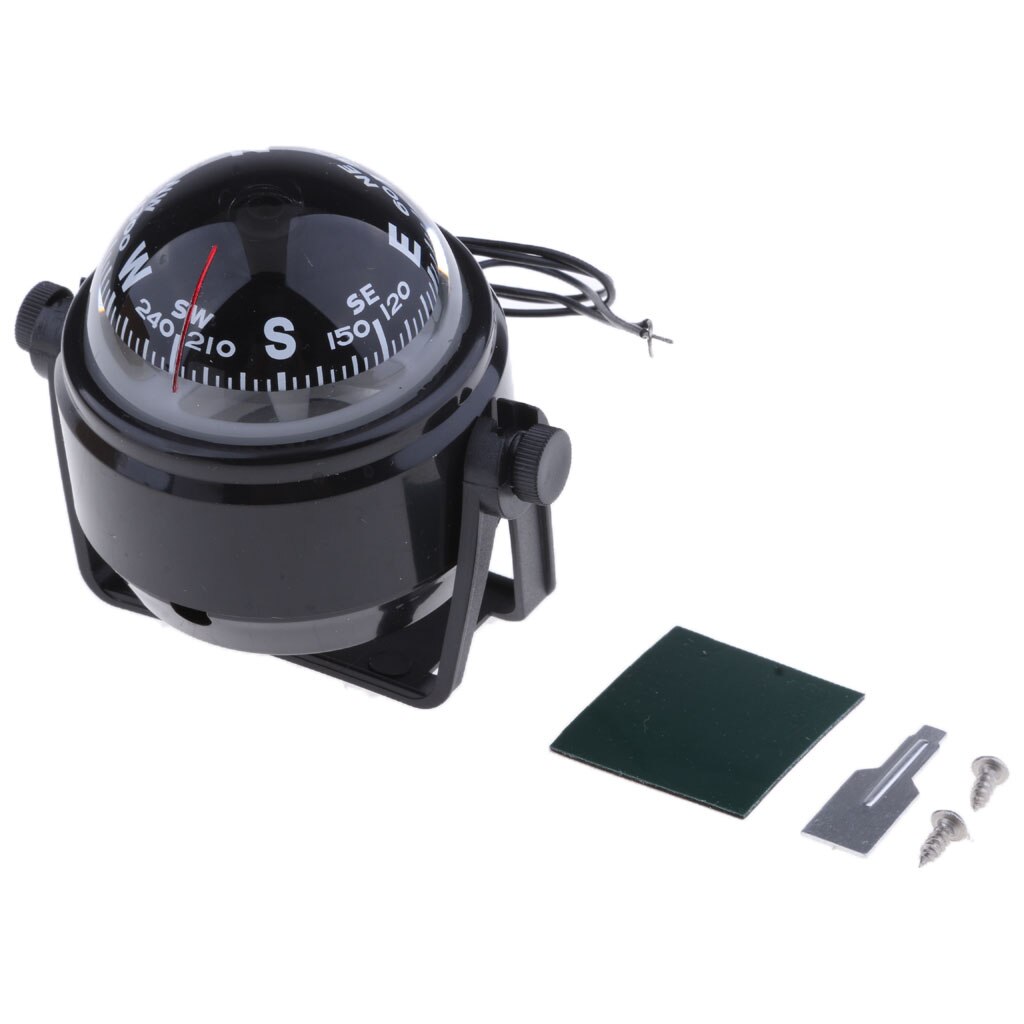12V Car Truck Marine Boat Interior Electronic Navigation Compass Luminous