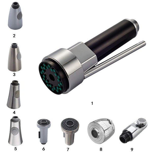 Kitchen bathroom Faucet Replacement Spare Parts Accessories Faucet Kitchen Shower Dishwasher Water saving Household Shower Head