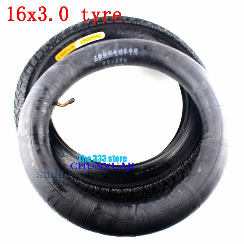 CTS 16x3.0 electric bicycle tire inner tube 16 &#39;&#39; wheel tyre fits Many Gas Electric Scooters and Tricycle car electric car