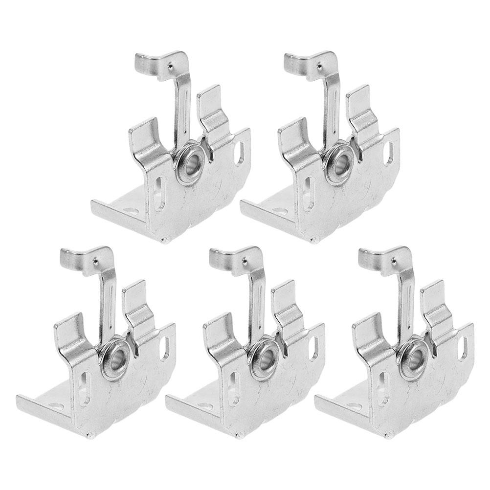 5pcs Roman Blind Brackets Hardware Kit for Cordless Horizontal Window Blinds Windproof Hook Prevent Swaying Easy Installation