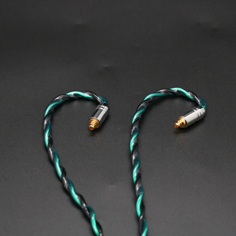 IvipQ-235 Hifi Diy Mmcx 4-Core 7n Occ + Zilver Palladium Plating Modulaire Stekker Oortelefoon Kabel, Voor Gk200 Ie900 Magic One Nova