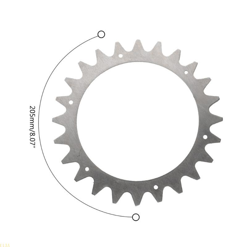 U13a 2 stks 205 mm robotachtige maaier tractiewielen met niet -slipnagels verbetert grip en voorkomt uitglijden voor Landroid