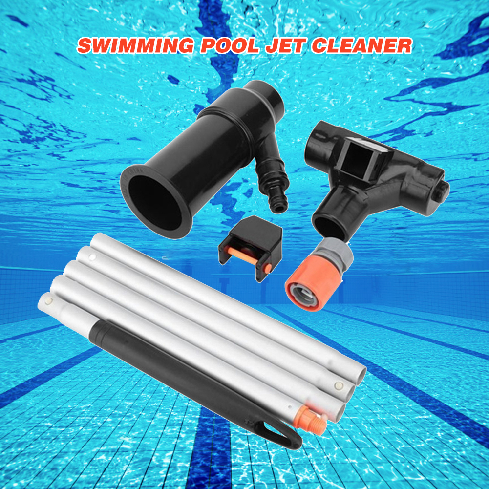 5 Pole Pool Vacuum Cleaner Swimming Pool Vacuum Jet 5 Pole Suction Tip Connector Inlet Portable Detachable Cleaning Tool