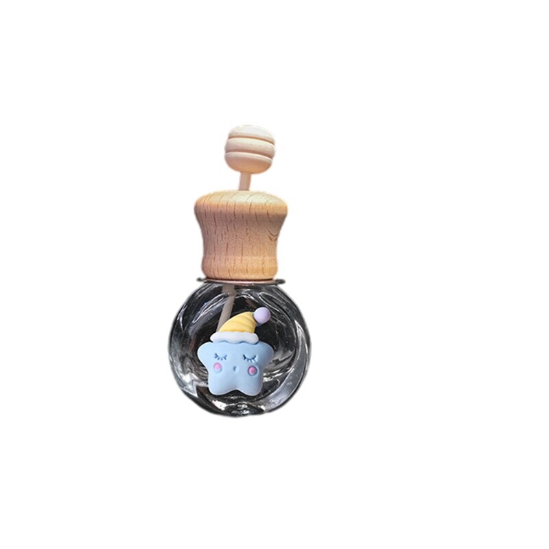 Bouteille de parfum de voiture vide en verre, désodorisant de voiture mignon, Clip de parfum, sortie d&#39;air, diffuseur d&#39;huiles essentielles d&#39;aromathérapie: H02