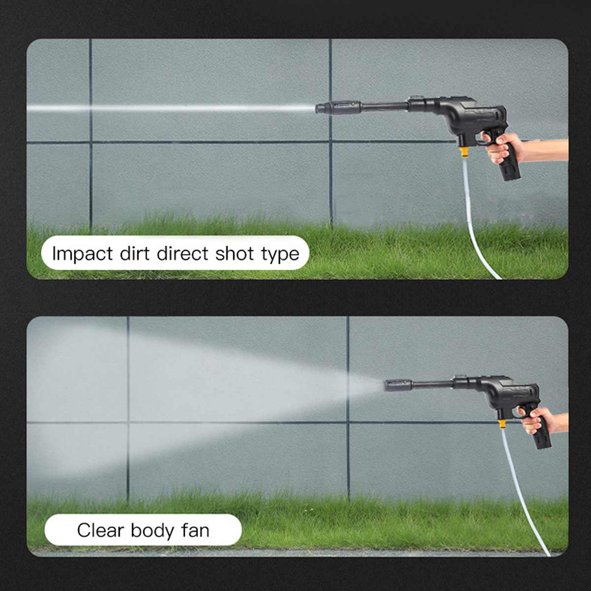 Portable 12V Cordless Car Washer High Pressure Cleaner Car Washing Machine Auto Garden Home Cleaning Tools With Lithium Battery