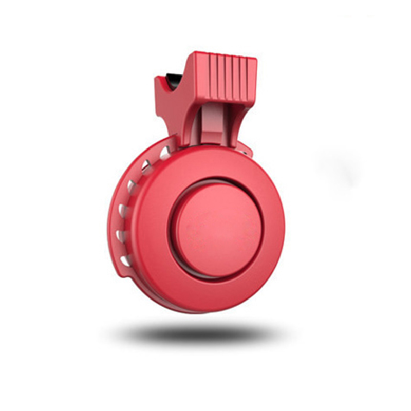 Bocina electrónica para bicicleta, recargable vía USB, a prueba de agua, volumen alto, manillar de bicicleta eléctrica, minitimbre con alarma: Red