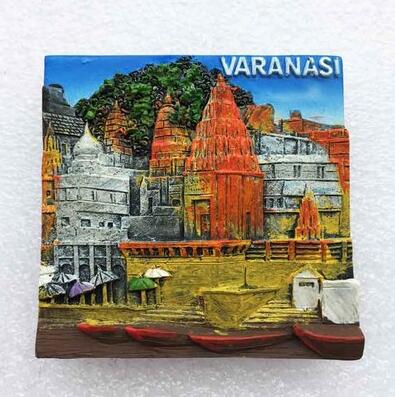 Taj Mahal Hyderabad Gaya India Fridge Magnets Tourist Souvenir Decorative Refrigerator Magnetic Stickers Crafts: Light Grey