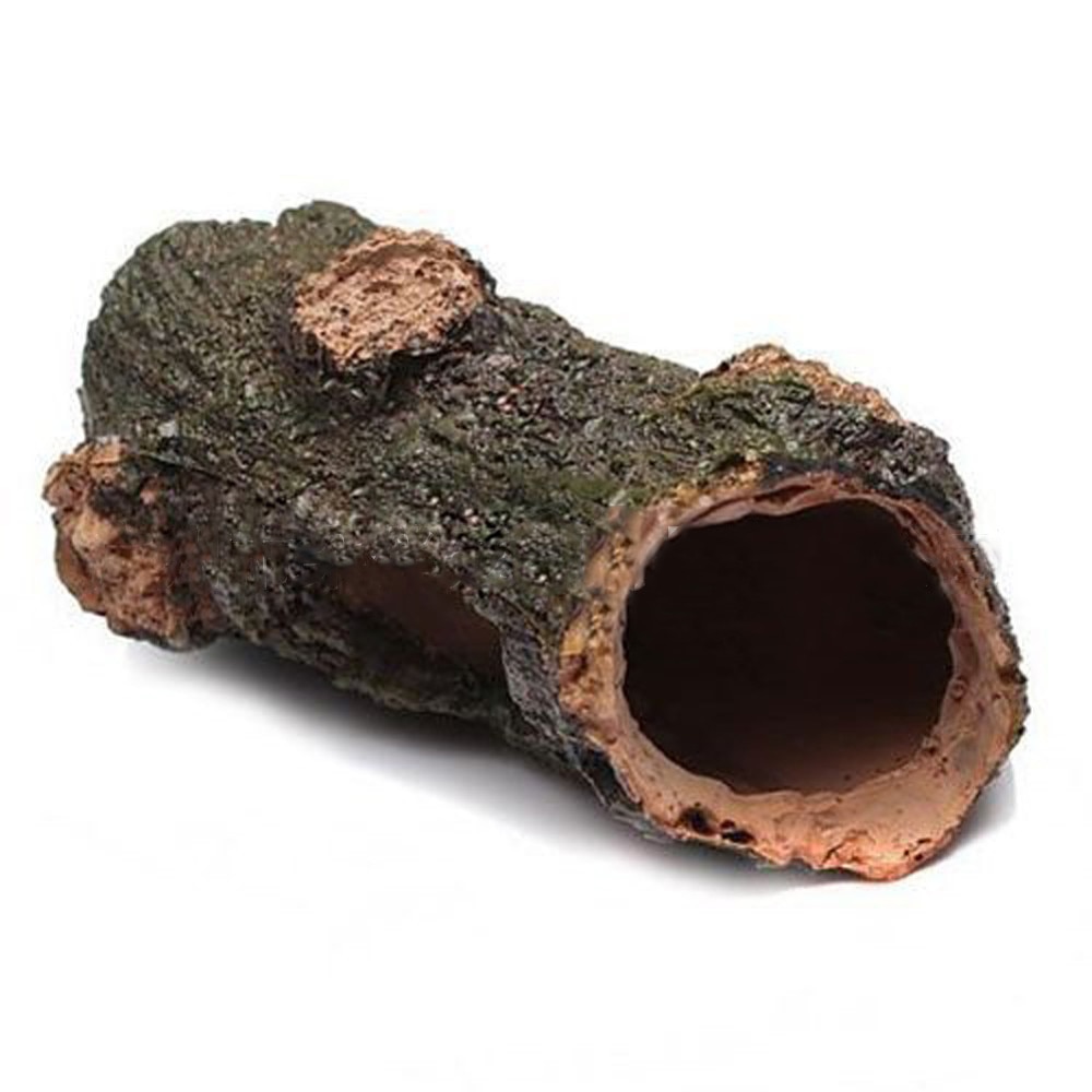 1 stücke Aquarium Dekoration Harz Hohl Stamm Simulation Baum Protokoll Künstliche Holz Höhle Landschaft Aquarium Liefert Zubehör