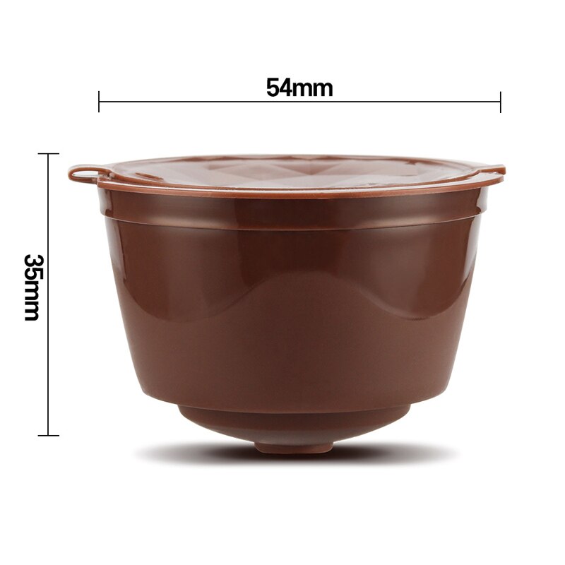 Cápsulas de Crema de 4 Generación, cápsulas de café Dolce Gusto, cápsulas de filtro, cestas reutilizables para goteo de café