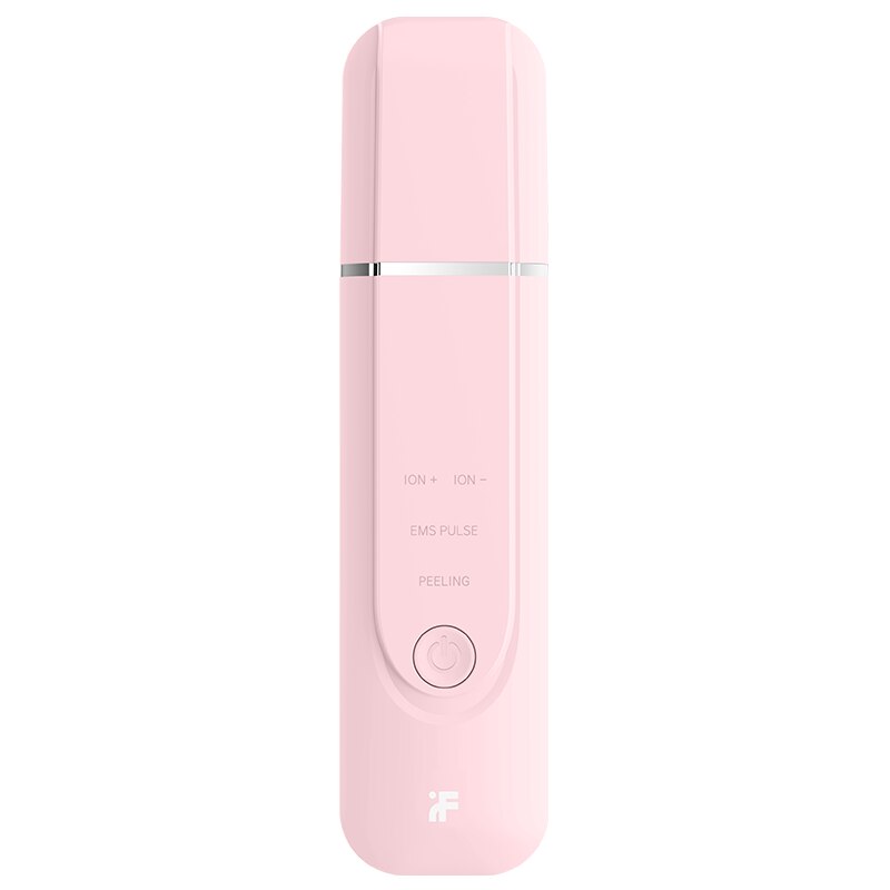inface scrubber in face peeling facial deep clear rechargeable beauty tool Facial Massager for girl: Pink color