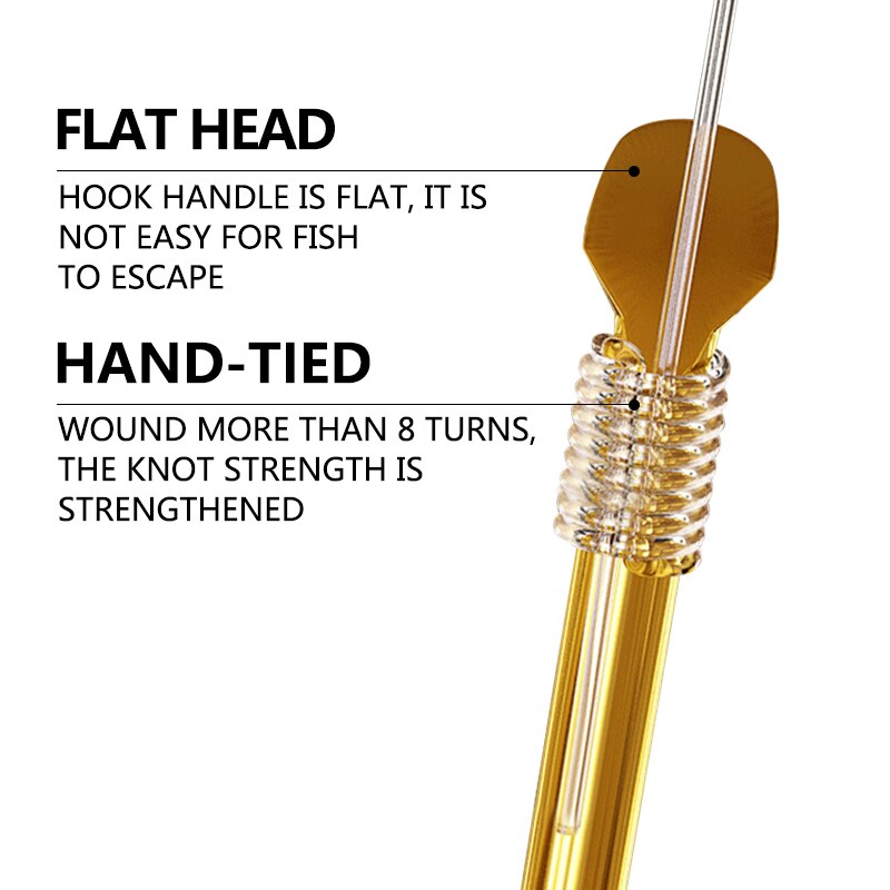 Podlinia wędkarska z podwójnymi hakami bez sznurka 10 sztuk w woreczku haczyki płytka woda lekki hak wędkarski akcesoria wędkarskie