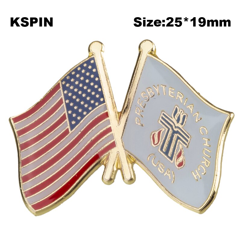 Usa Vlag Badge Vriendschap Land Vlag Badge Vlag Broche Nationale Vlag Revers Pin Internationale Reizen Pins Collecties: XY0659