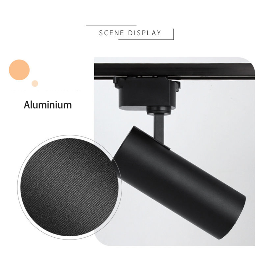 Led faixa luminária cob 12/20/30/40w faixa iluminação lâmpada de parede ferroviário spotlight loja de roupas cozinha casa 220v 230v 240v