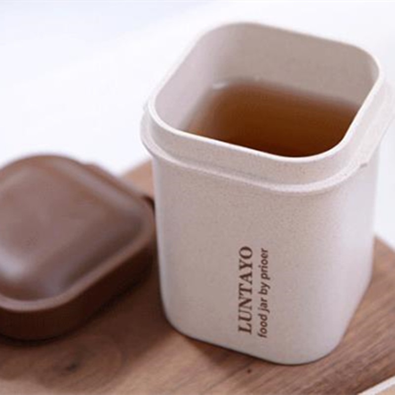 Japanese Style Bento Box Plastic Lunch Boxes Student Office Microwavable Food Containter Tableware