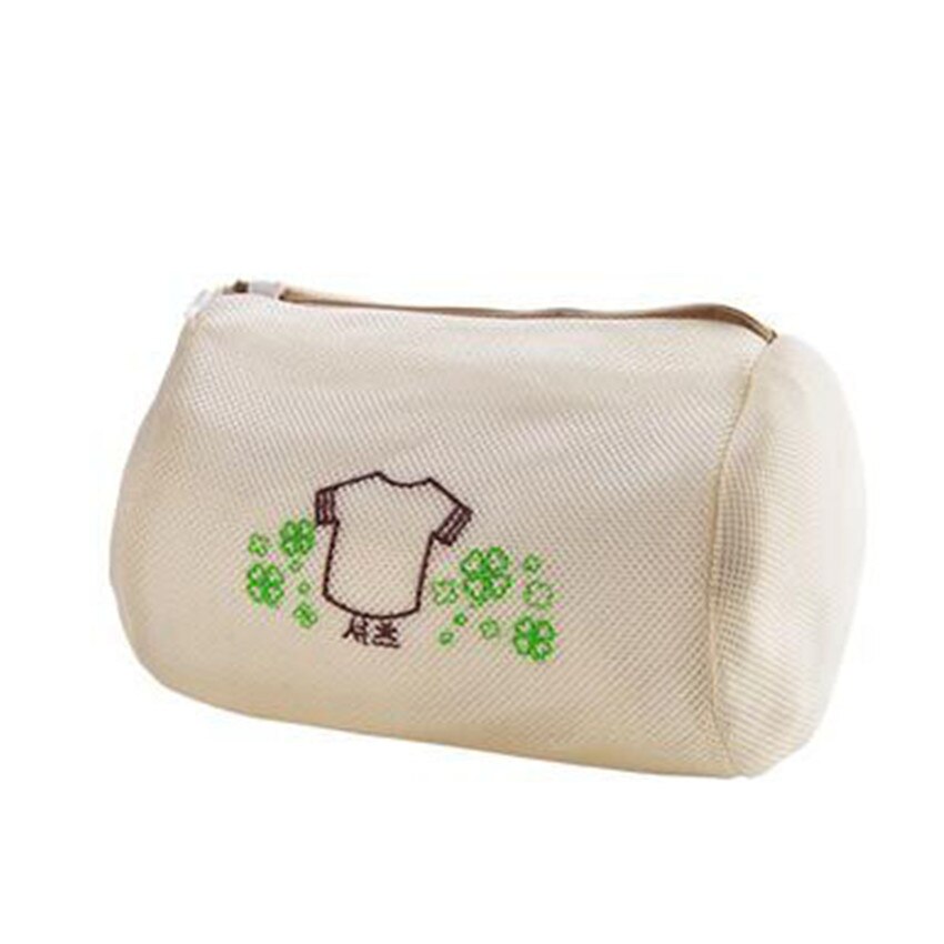 Bolsa de lavandería para el hogar, organizador de Bolsa de lavado de red de malla con cremallera para ropa interior y calcetines, 1 unidad: short sleeve