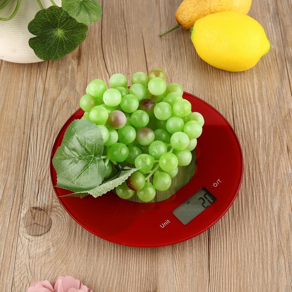 Ultra-thin Electronic Kitchen Scale Precise Scale with Touch Button Tare Function for Health & Beauty Life