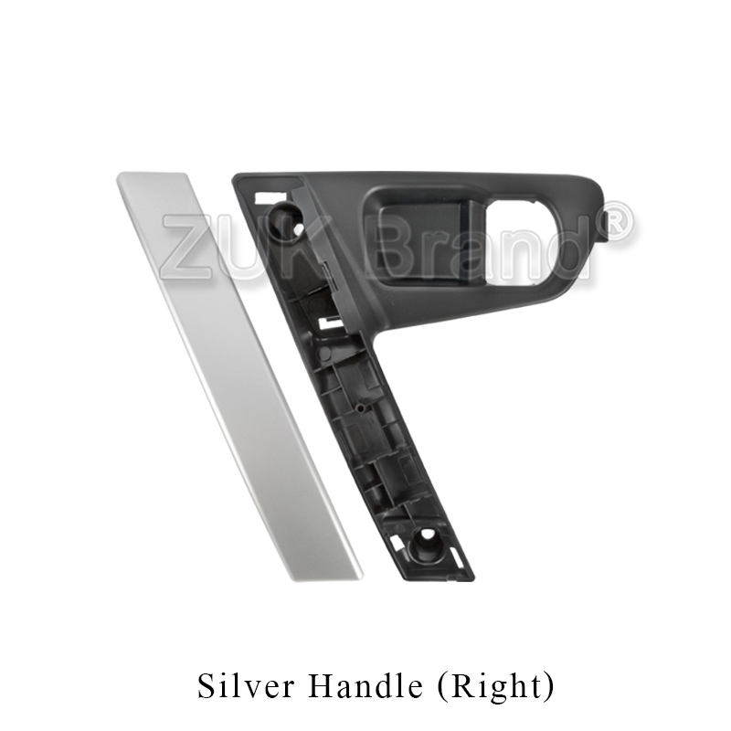 Auto Voor Binnendeur Handvat Basis Zwart Zilver ABS Trim Cover Voor Nissan Qashqai J10 2007: Donkergrijs