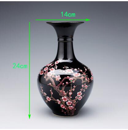 Jingdezhen kinesisk keramik vase ornamenter dekoration hjem stue bord møblering håndværk hotel kontor desktop figurer kunst: Stil 1