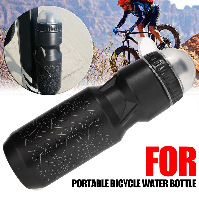 750Ml Mountainbike Fiets Water Drink Fles Lekvrije Cup Buitensporten Plastic Draagbare Ketel Water Fles Drinkware