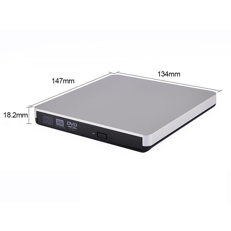 USB 3.0 External Blu-ray DVD/CD-ROM Case For Laptop Desktop PC Optical Disk Drive SATA External DVD Enclosure