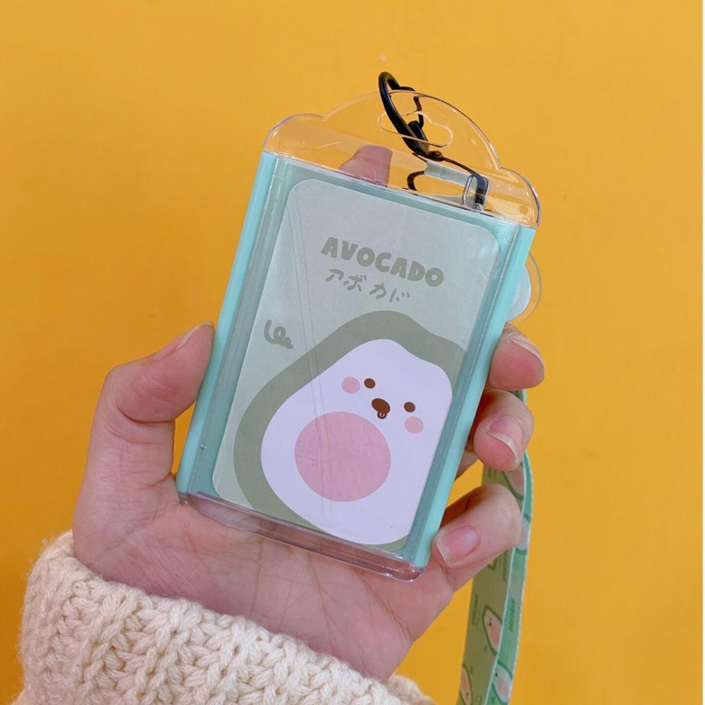 Bentoy Bloem Avocado Student Bus Bank String Card Bag Key Kaarthouder Korea Ins Mode Tas Accessoires Card Case: 8