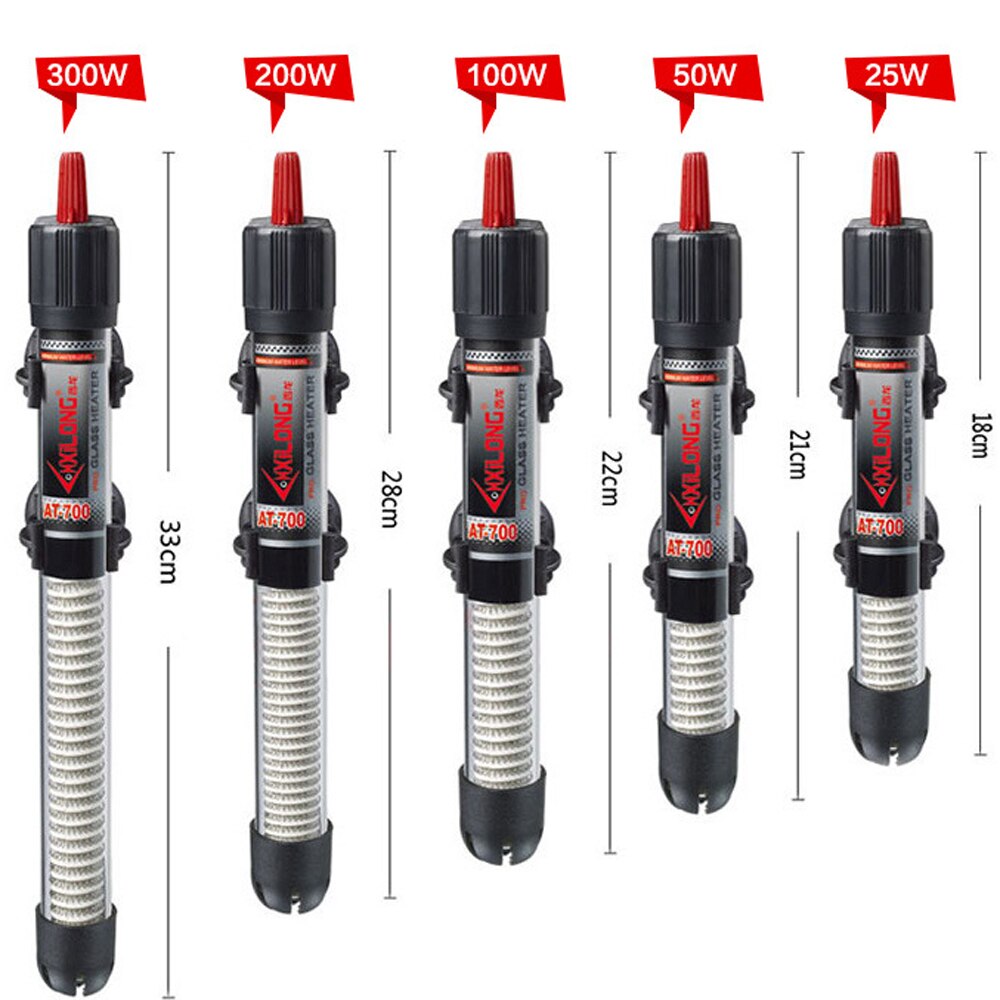 25 W/50 W/100 W/200 W/300 W Aquarium Heater Aquarium Glas Heater Temperatuurregelaar 17-35C Verstelbare Thermostaat Verwarmingselement