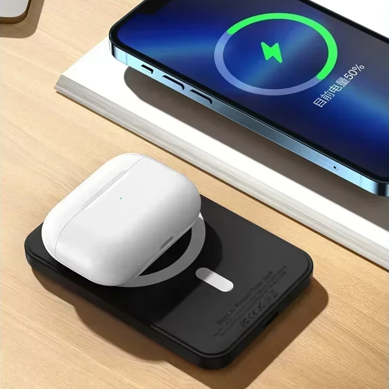 Magnetisk powerbank til iphone original ekstern batteri bærbar trådløs oplader til apple magsafe powerbank reservebatteri