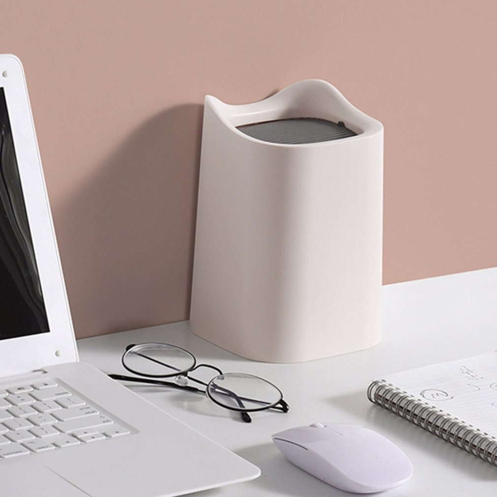 Cute Mini Trash Can Garbage Can Storage Basket Storage Rack Garbage Mini Flip Trash Can Trash Pack Collector