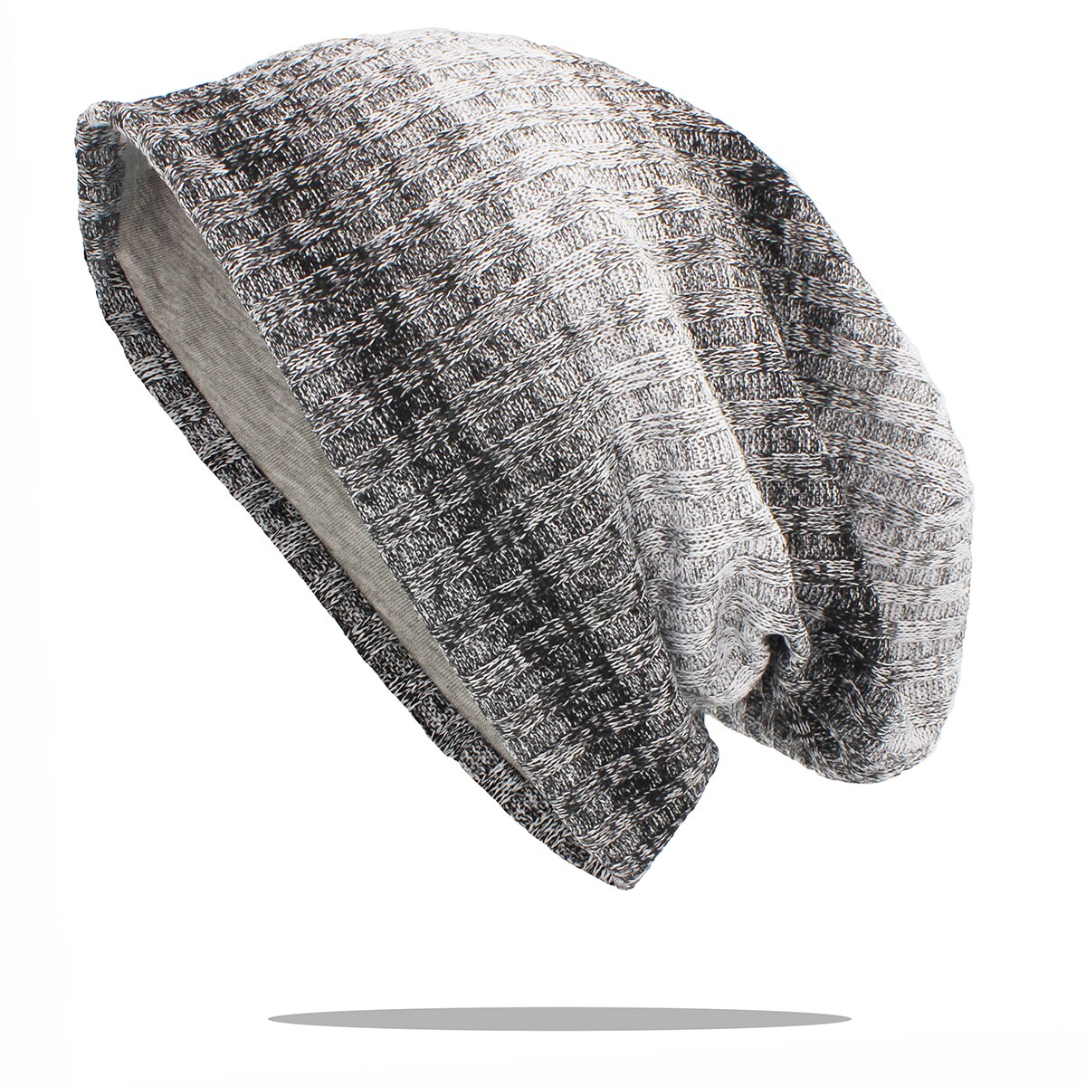 Lovingsha herfst- en wintermutsen voor dames gebreide dames dunne muts merk skullies en mutsen herenmuts unisex  ht176: Zwart