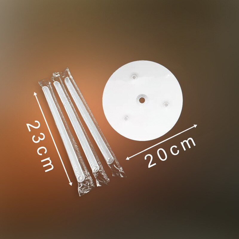 Multi-layer Cake Support Frame Practical Cake Stands Round Dessert Support Spacer Piling Bracket Kitchen DIY Cake Tool: 20cm