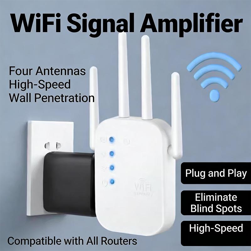 /KQM/1PC WiFi Router Long Range Signal Booster Router 300Mbps Wireless Repeater 2.4G WiFi Signal Extender Amplifier