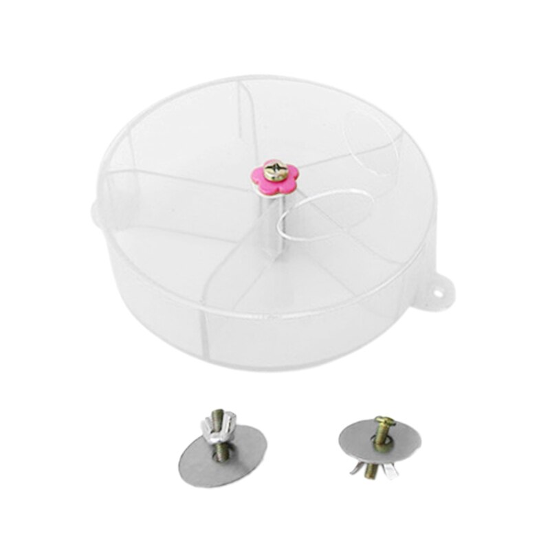Bird Foraging Toy Cage Feeder Seed Food Ball Rotate Wheel for Parrot
