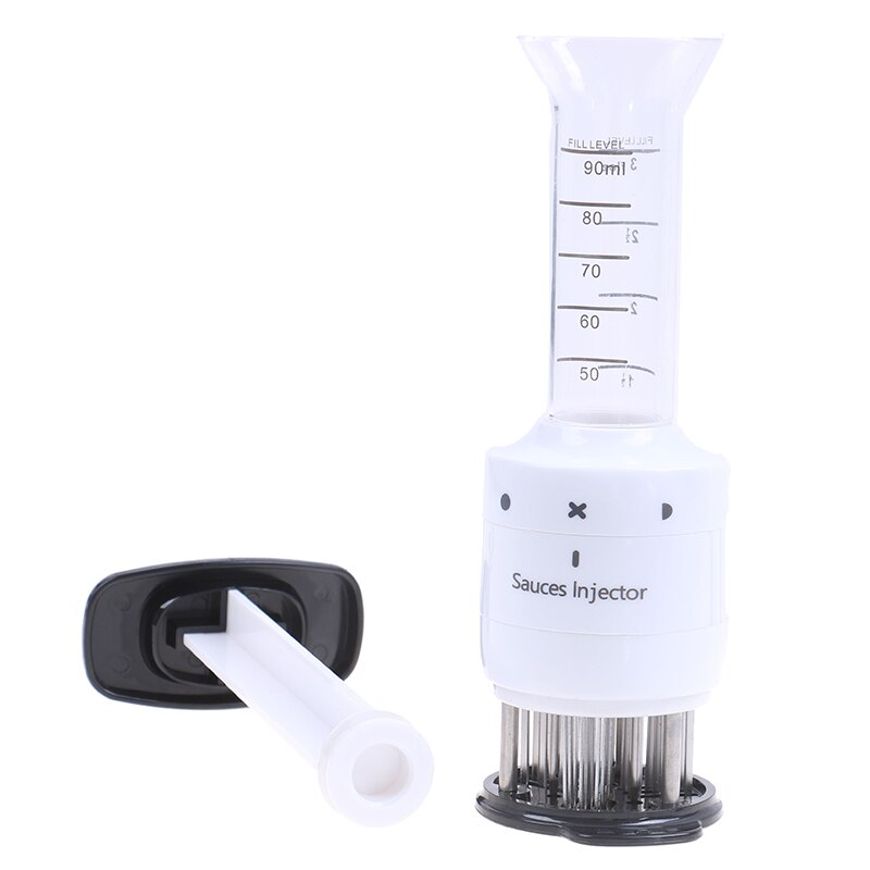 30 Naald Vleesvermalser Rvs Blade Marinade Injector Professionele Vlees Injector Tenderizer Keuken Gadgets