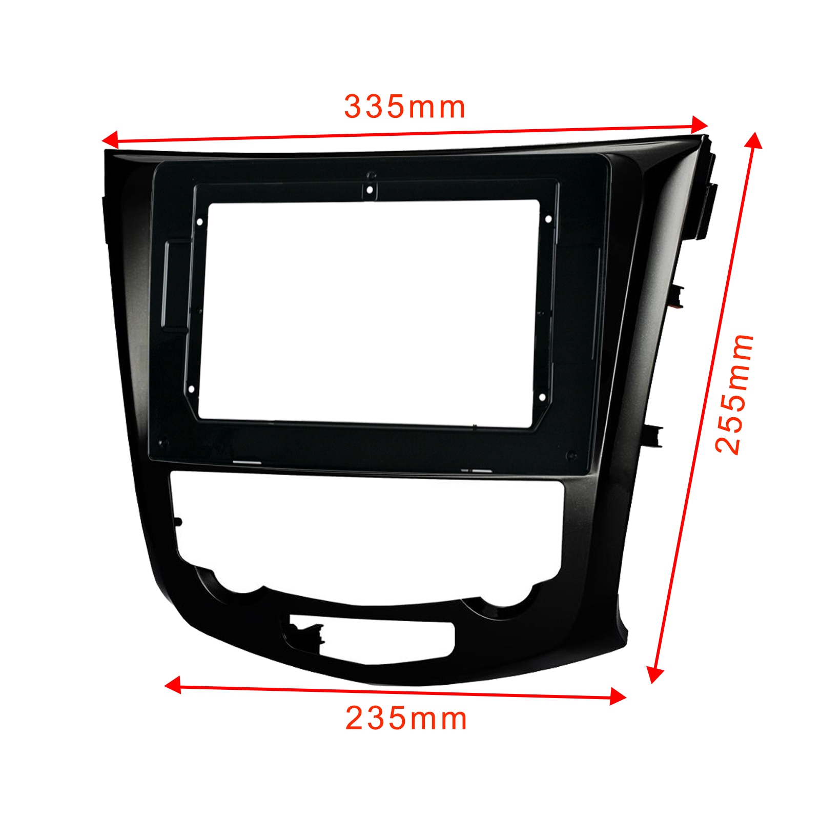 10.1 Inch Car Fascia For Nissan X-Trail Dashboard Mount Installation Fascias Panel In-dash Double Din Car Dvd Frame