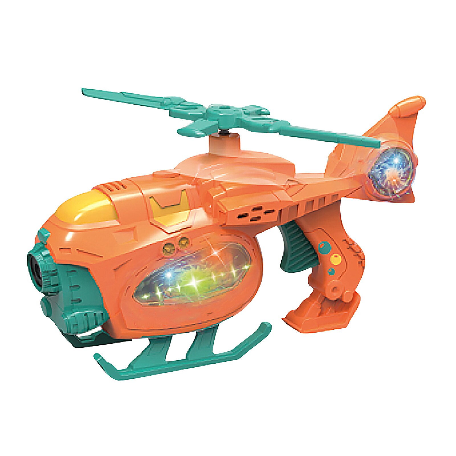 Elektrische Vliegtuig Bubble Machine Verlichting Speelgoed Automatische Bubble Maker Geweldig Voor Outdoor Indoor Party Voor Jongen Meisje: Orange 